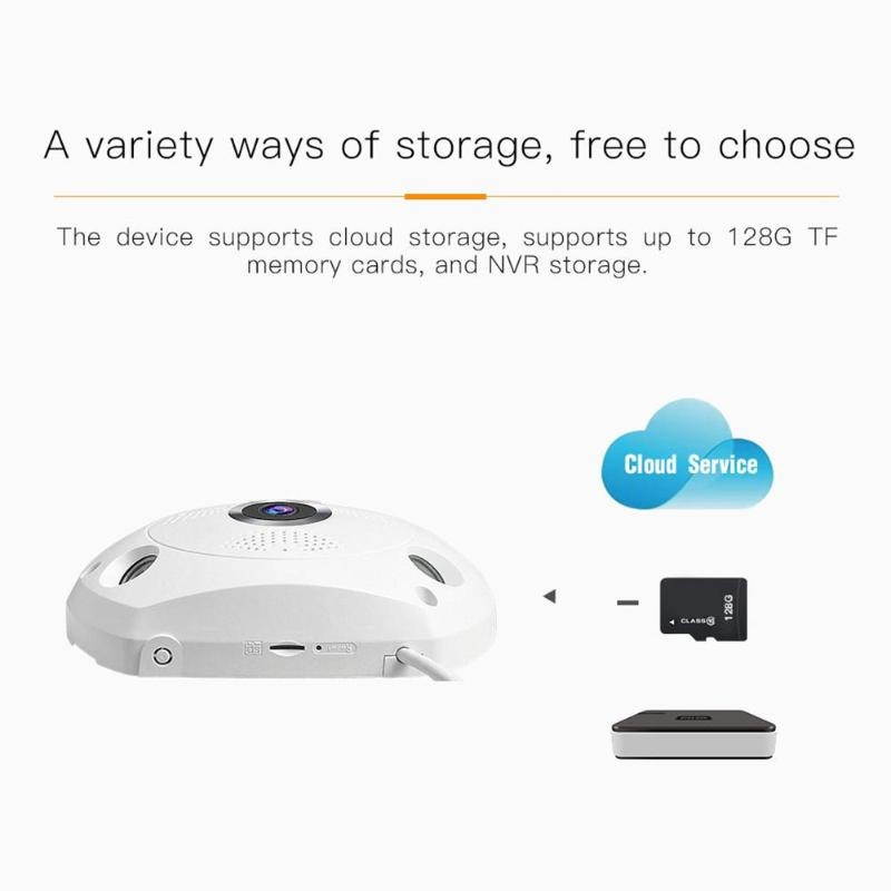 Vstarcam C61S 360 Degree Panoramic HD 1080P Wireless WiFi IP Camera Night Vision