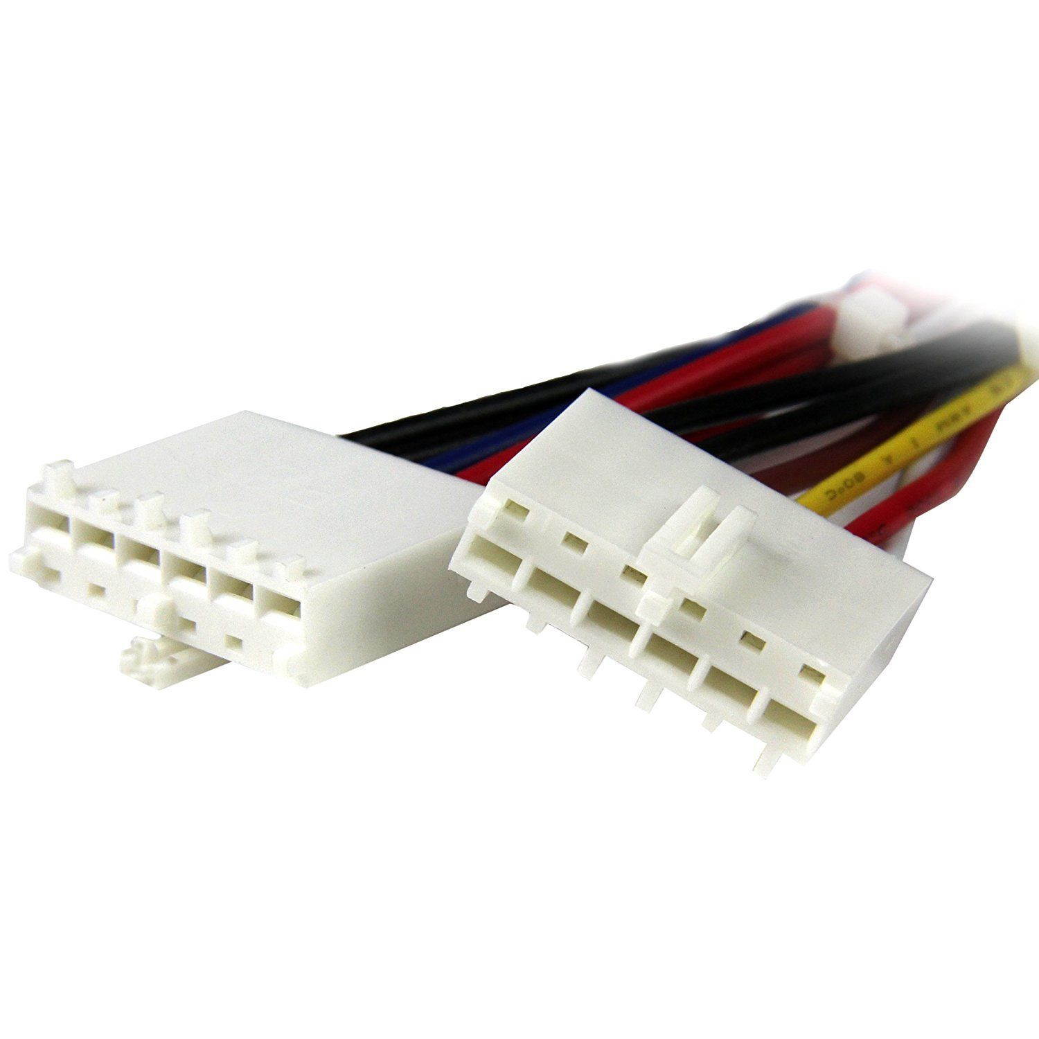 AYA 7" (7-Inch) ATX 20-Pin to AT P8+P9 6-Pin with Push Power Button Wires Adapter AYA-ATX20-896PIN