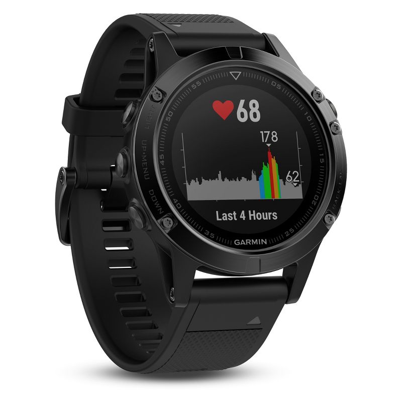 Garmin Fenix 5 Sapphire Black GPS Watch with Black Band