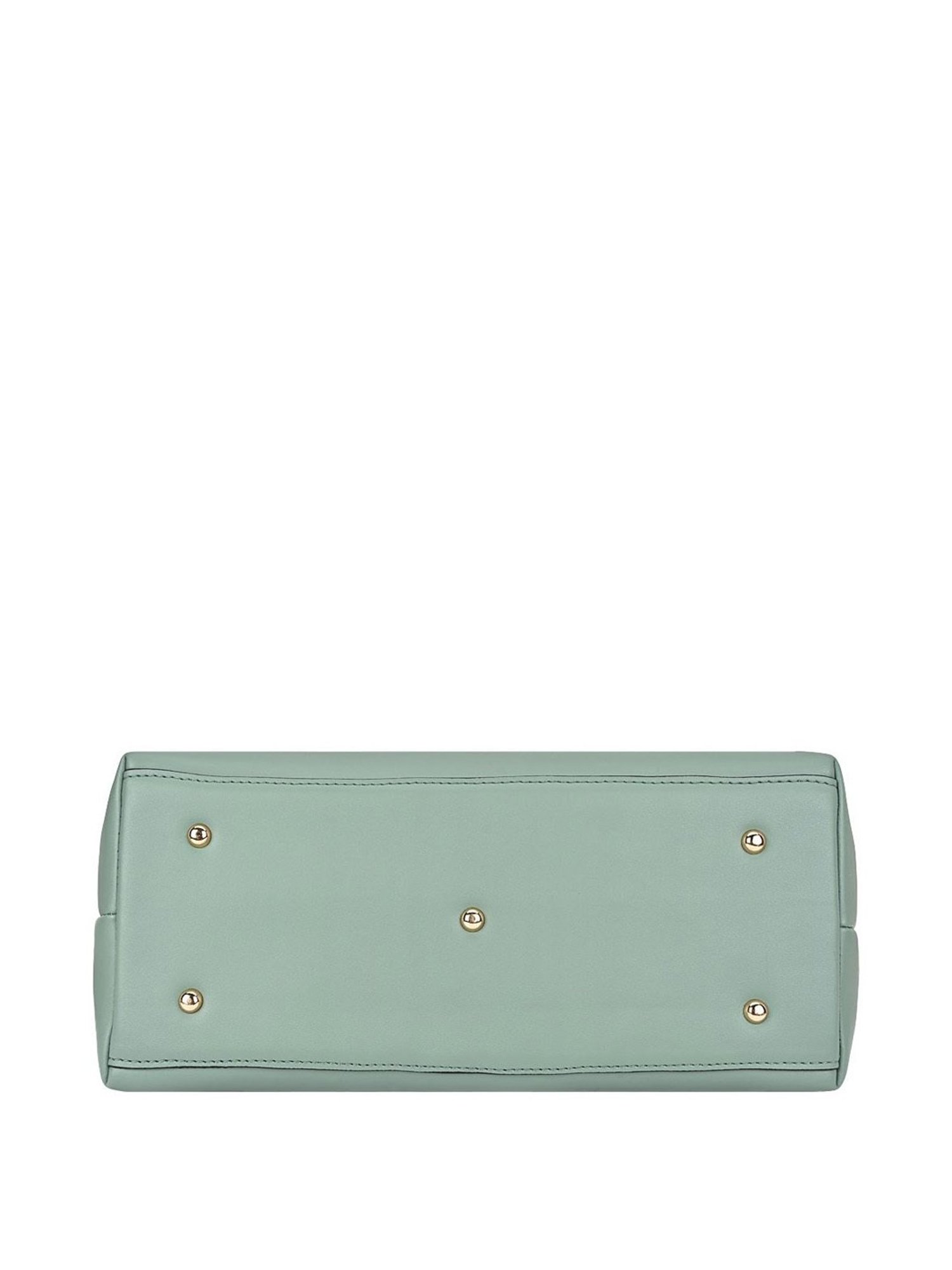 Horra Mint Green Solid Tote Handbag