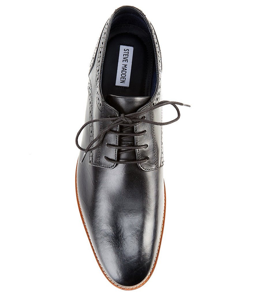 Steve Madden Men's Monroe Leather Lace-Up Oxfords