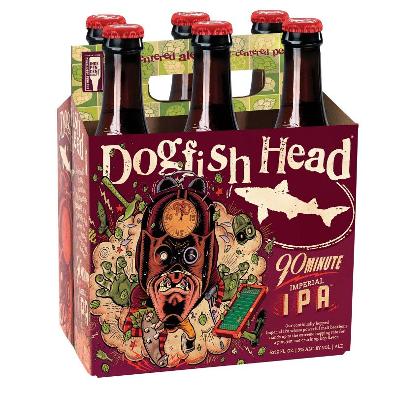 Dogfish Head 90 Minute Imperial IPA Beer - 6pk/12 fl oz Bottles