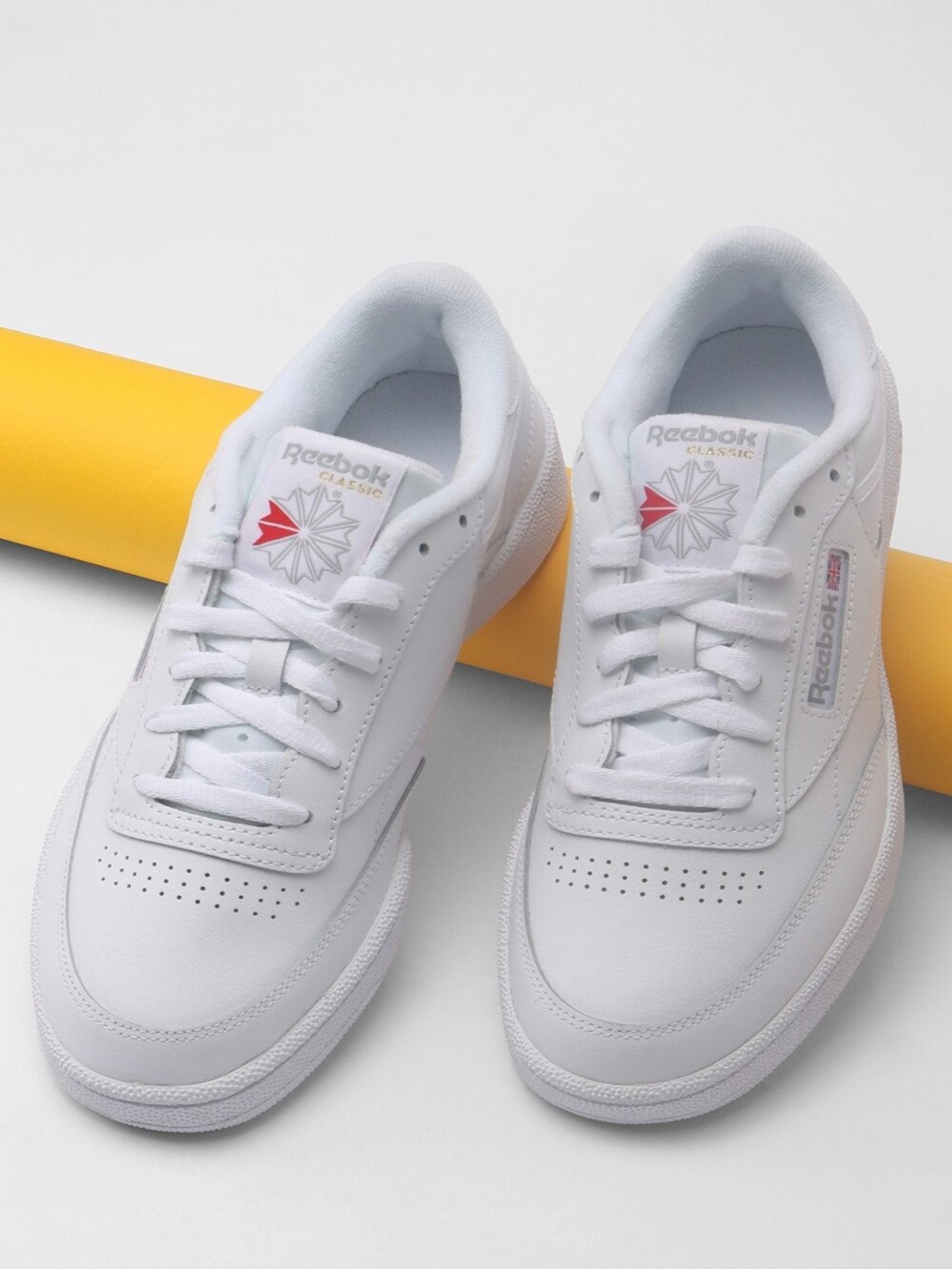 Reebok Men's Club C 85 White Casual Sneakers