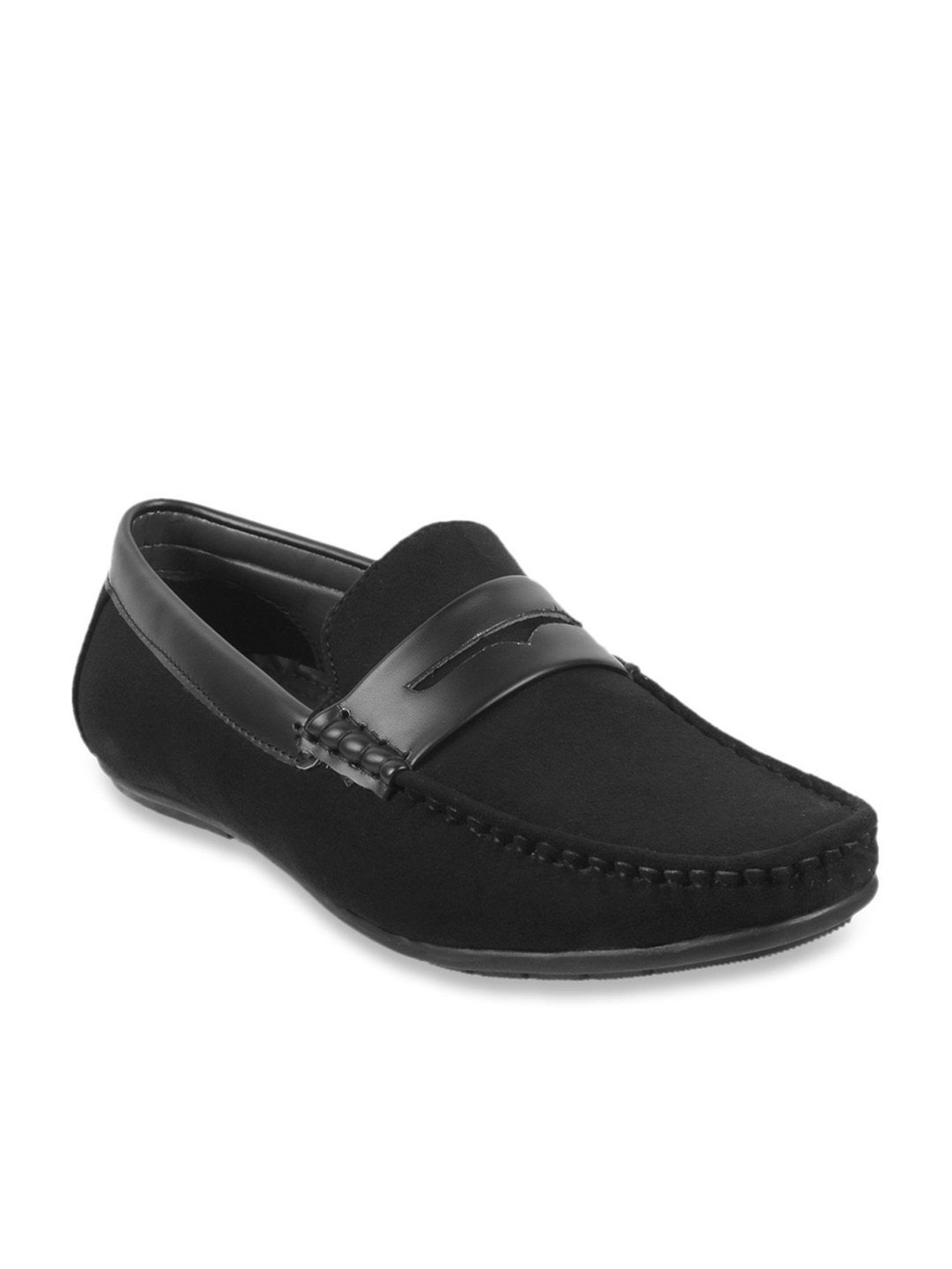 Walkway Men's Black Casual Loafers