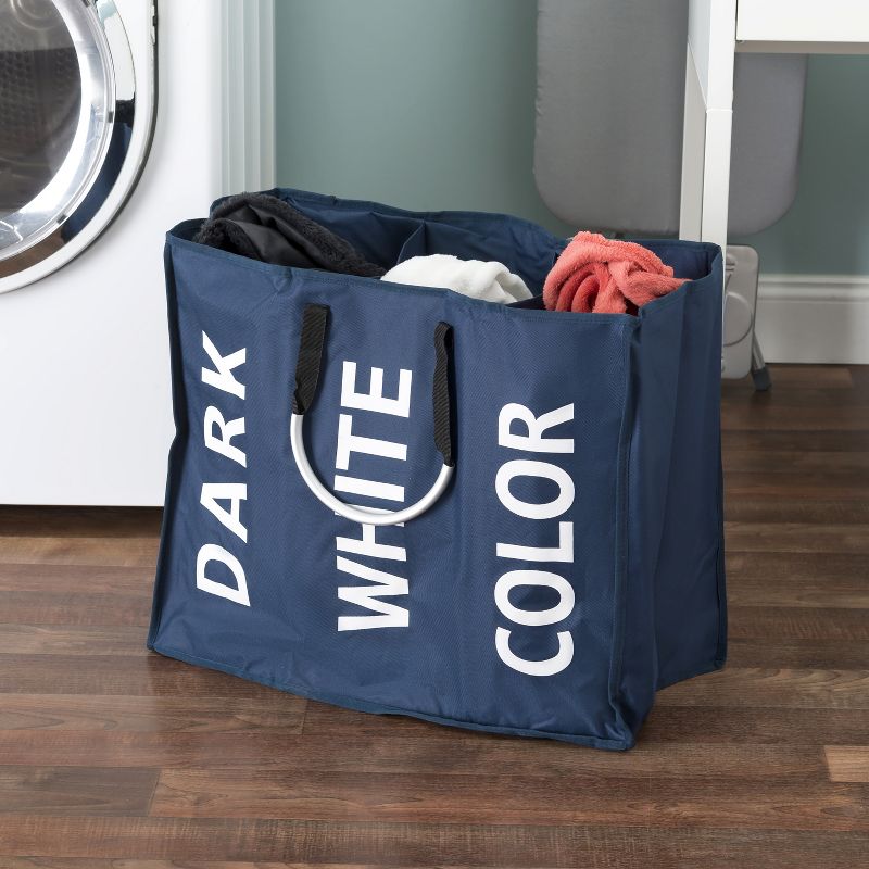 Rolling Triple Laundry Sorter White - Threshold™