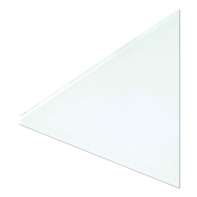 U Brands Floating Glass Dry Erase Board, 72 x 48, White 3979U0001