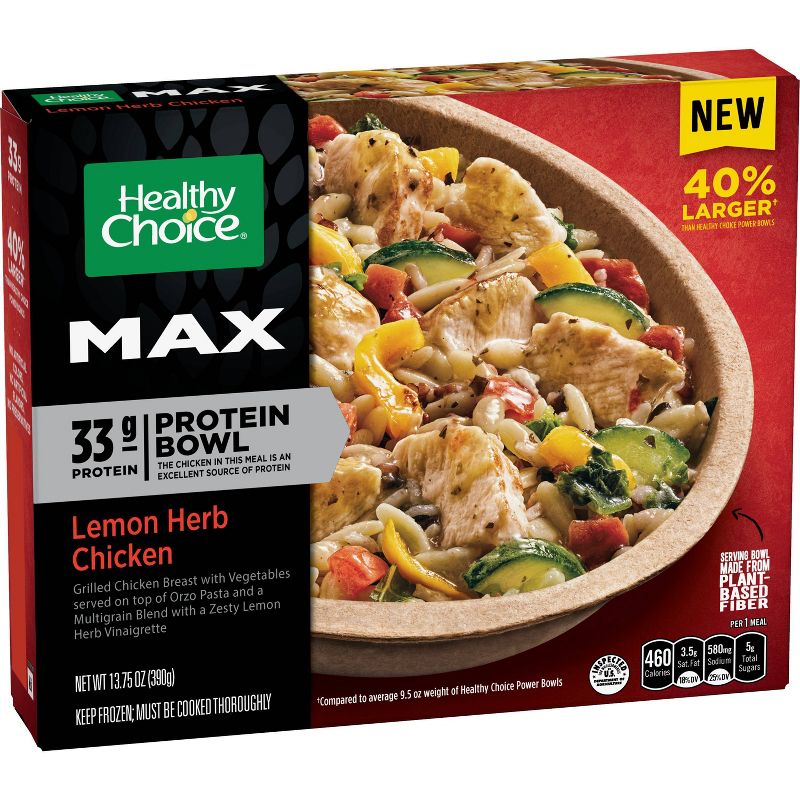 Healthy Choice Frozen Protein Bowl Lemon Herb Chicken - 13.75oz