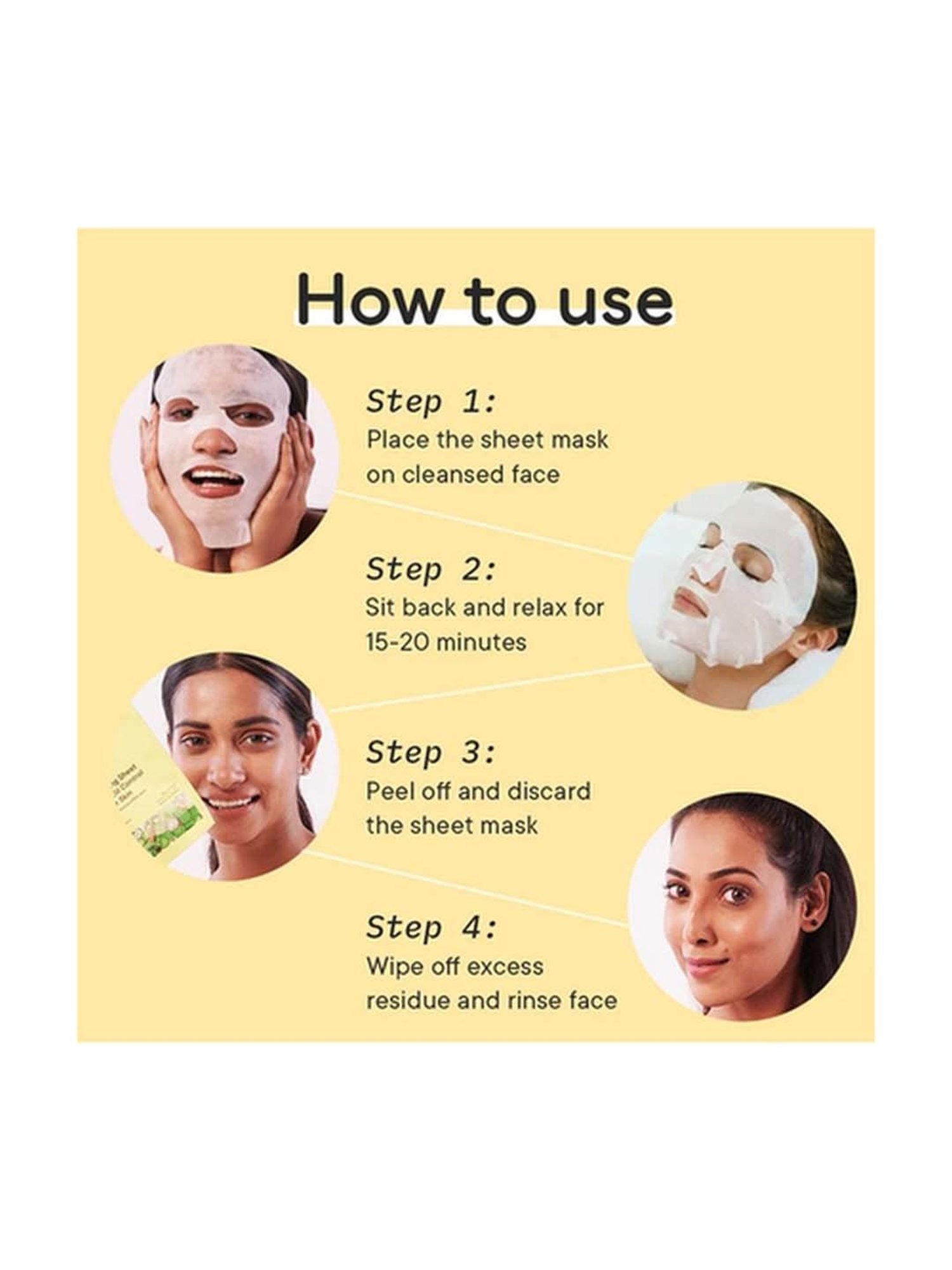 Quench Botanics Mama Cica Mud Dipping Sheet Mask for Oil Control & Clear Skin - 23 ml