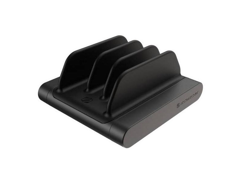 Scosche Baselynx Vert Multi-Device Charging Station with 18W USB-C & Dual 12W USB-A – Black