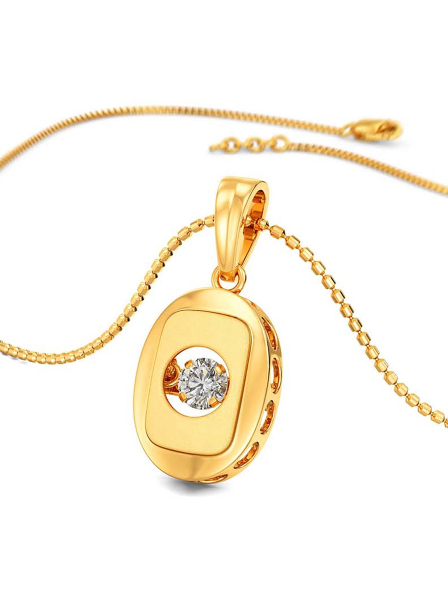 Joyalukkas 22k Gold Oval Chain Pendant