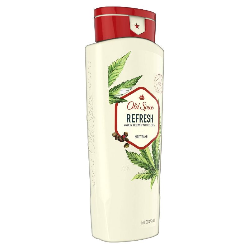 Old Spice Men's Body Wash Refresh with Hemp Seed Oil - 16 fl oz 