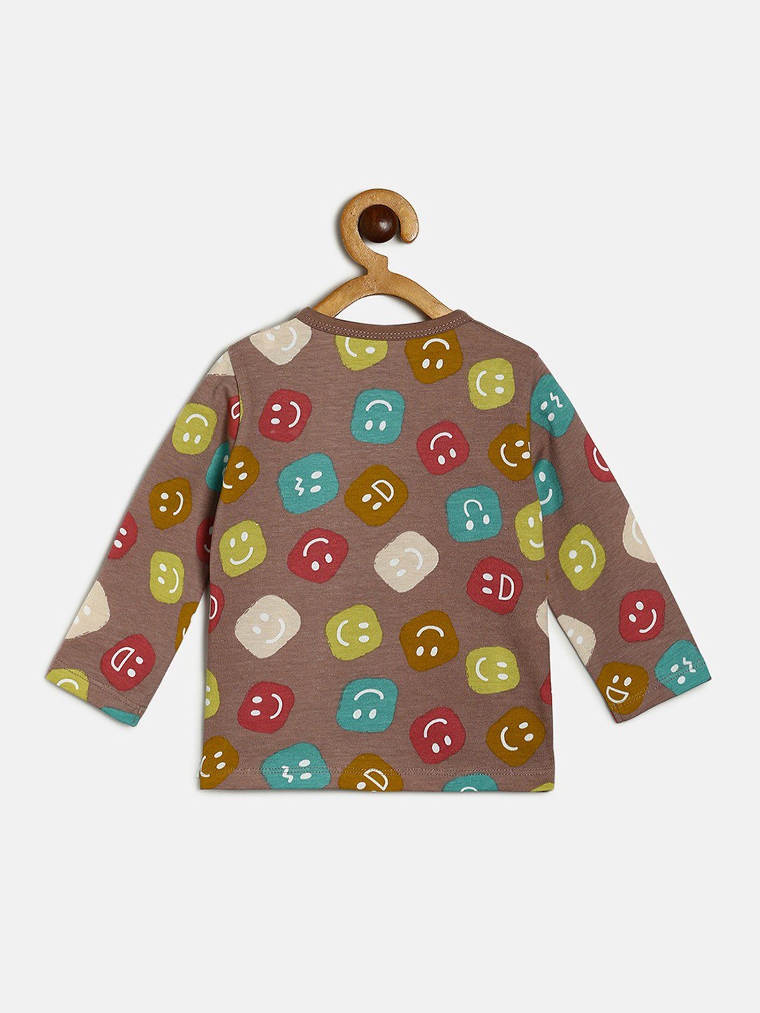MINIKLUB Kids Multicolor Printed Full Sleeves Shirt (Pack Of 3)