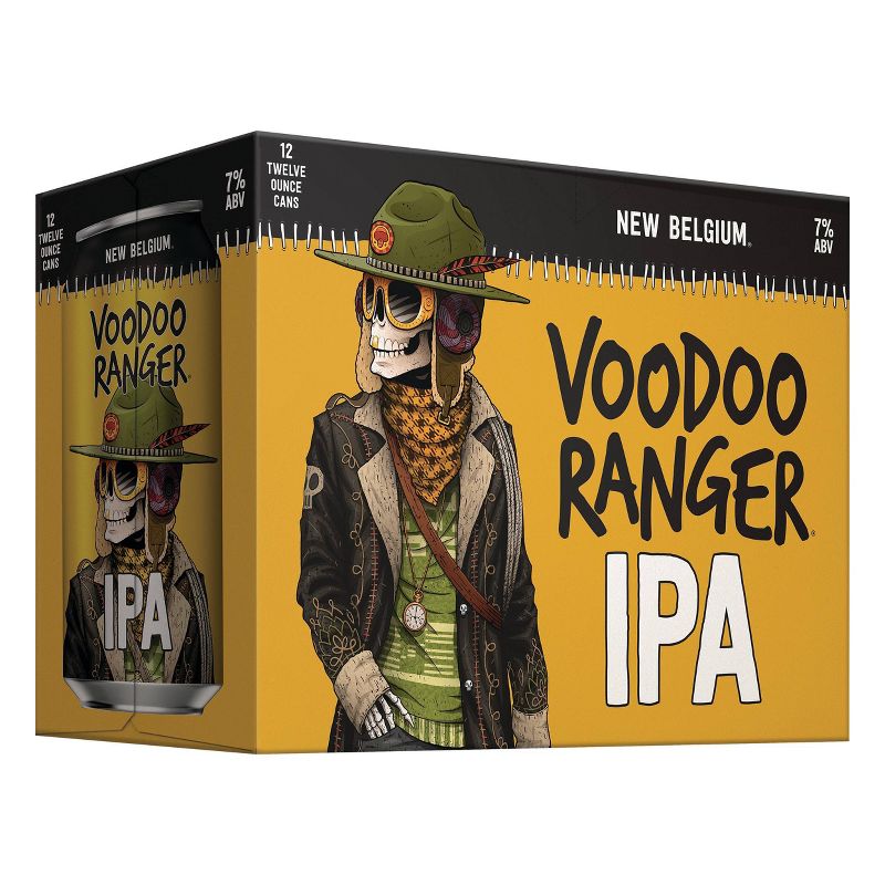 New Belgium Voodoo Ranger IPA Beer - 12pk/12 fl oz Cans