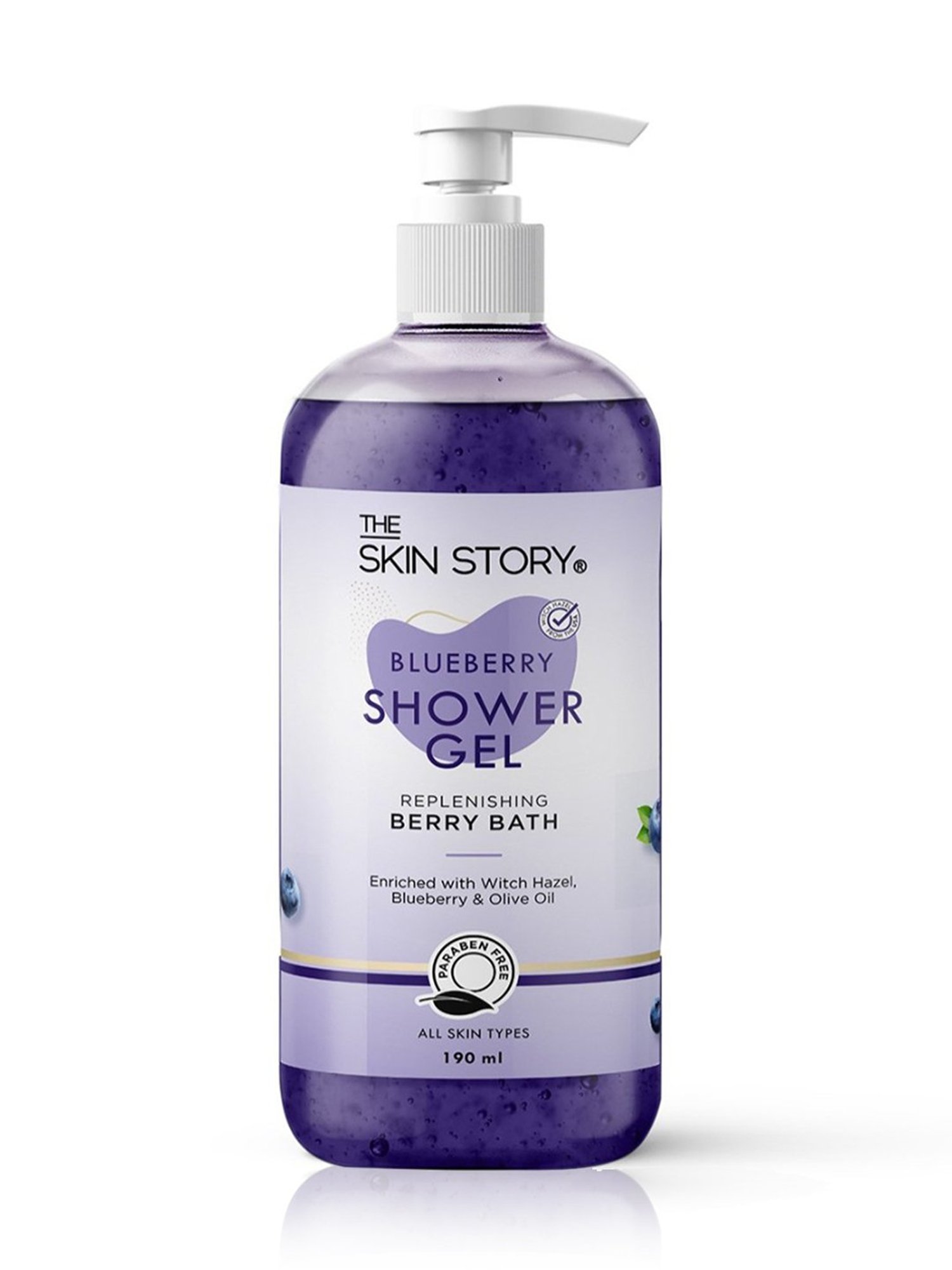 The Skin Story Blueberry Replenishing Berry Bath Shower Gel - 190 ml