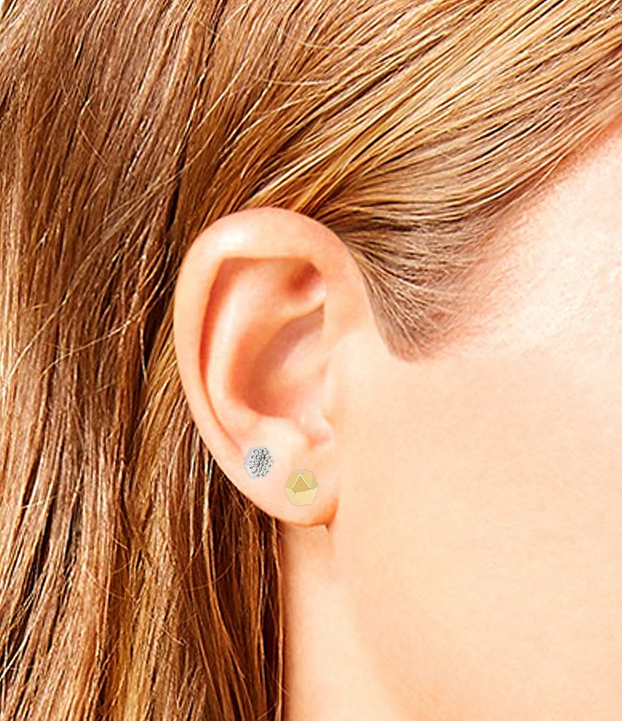 AllSaints Geometric Stud Earrings Set