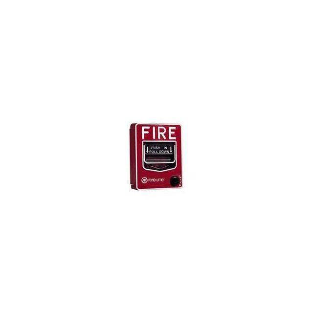 BG-12LOB FIRE-LITE ALARMS-HONEYWELL-US P-STATION DUAL W/KEY&BACK BX