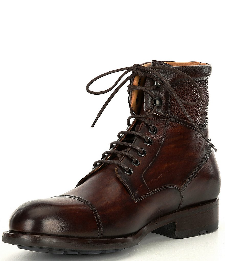 Magnanni Men's Peyton II Cap Toe Lace-Up Boots