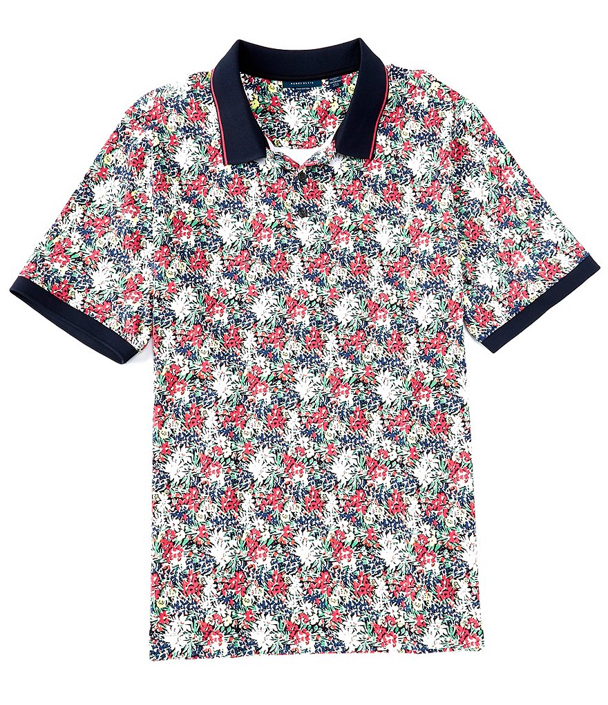 Cutter & Buck Big & Tall Prospect Textured Performance Stretch Short-Sleeve Polo Shirt