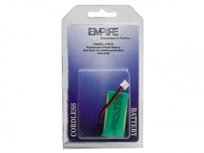 Empire CPH-515D 2.4V 2x AAA Nickel Metal Hydride Battery 750 mAh & D Connector - 1.8 watt