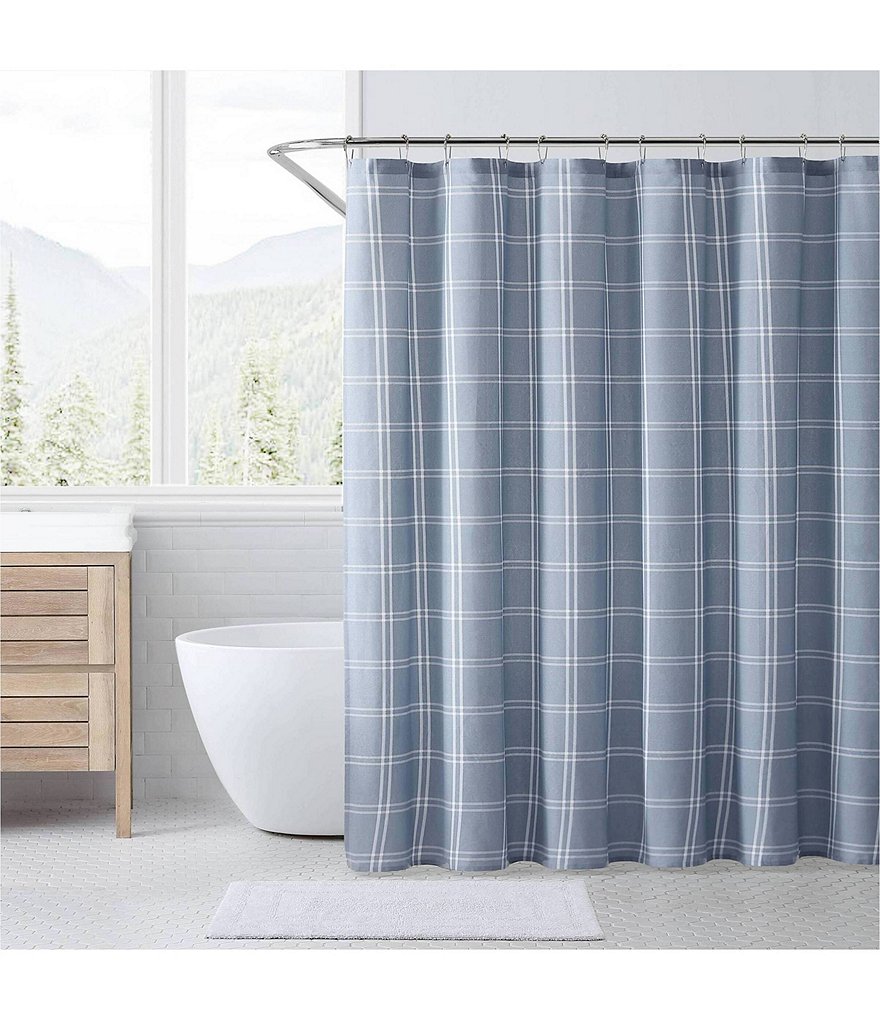 Eddie Bauer Kettle Falls Plaid Shower Curtain