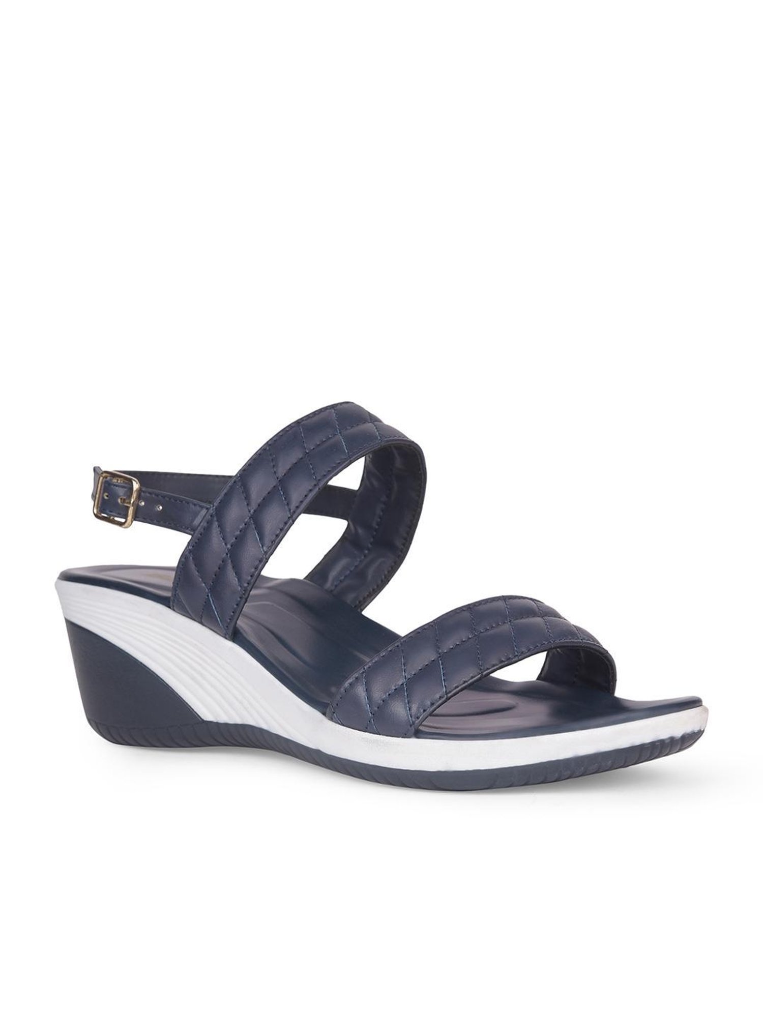 Bata Women's SDYNEY Navy Back Strap Wedges