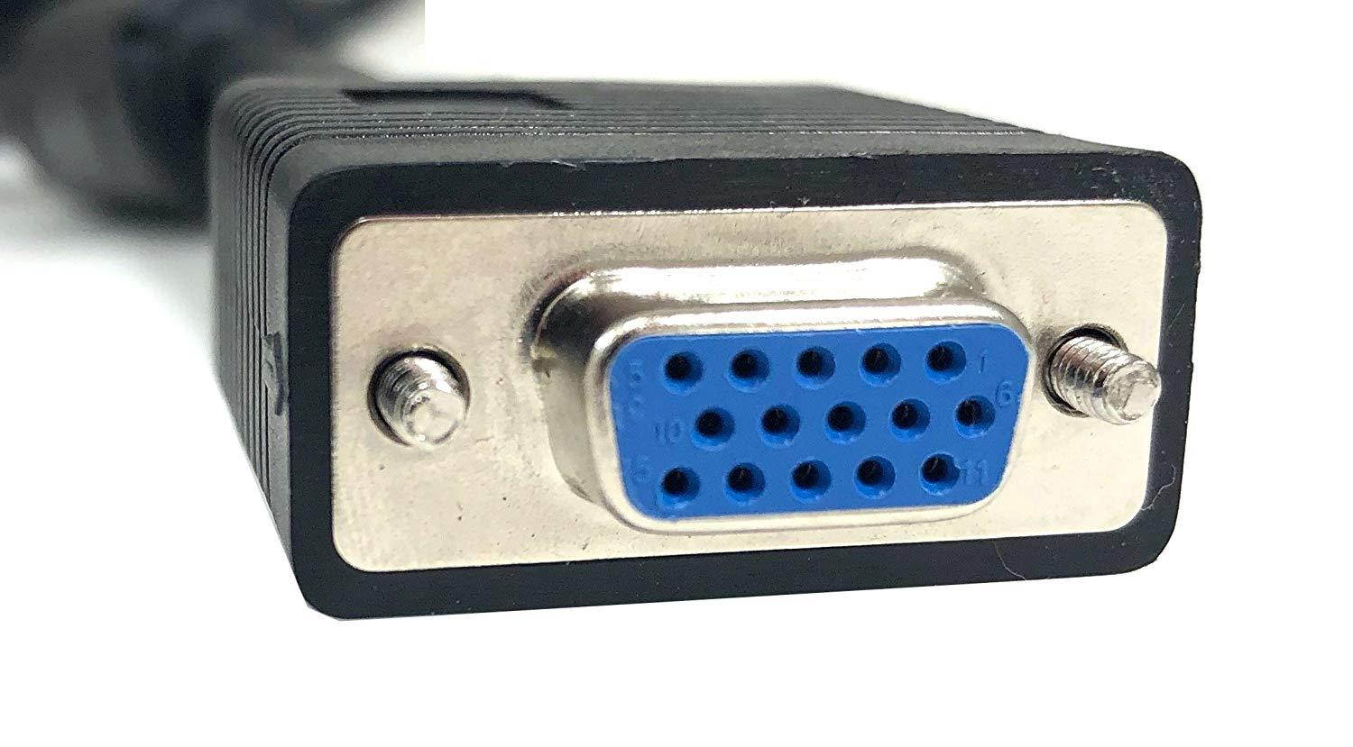 Micro Connectors 10-Feet SVGA Extension Cable with Ferrites (M05-110ADS)