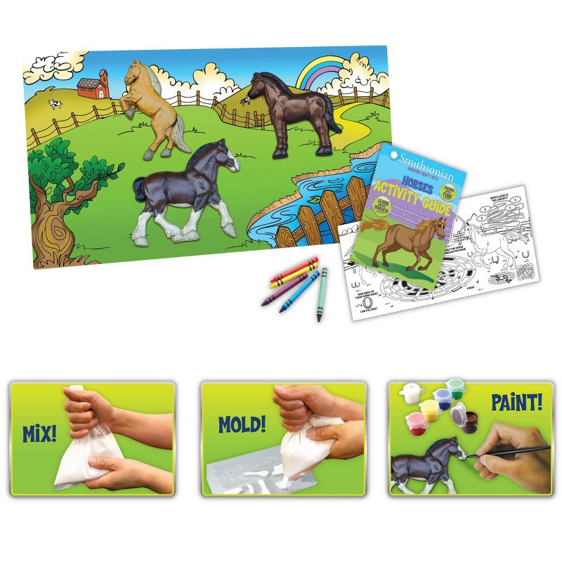 Smithsonian  Museum Crafting Kit - Horses