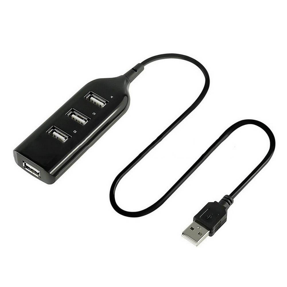 axGear USB 2.0 HUB 4 Port External For High Speed Data Transfer