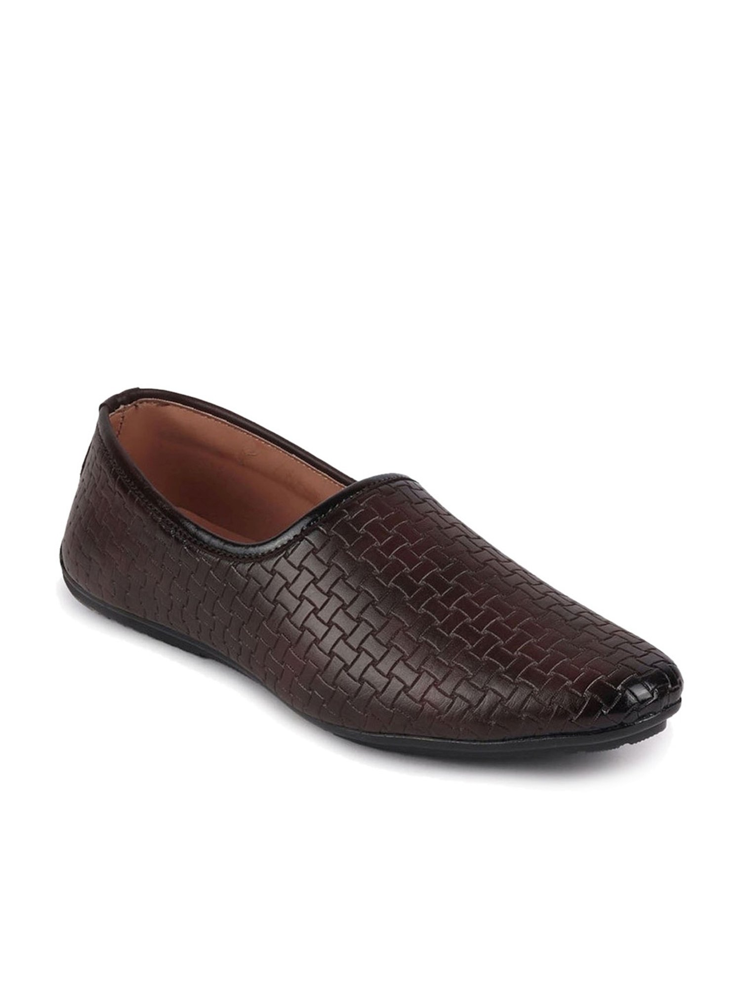 Walkway Men's Black Ethnic Juttis