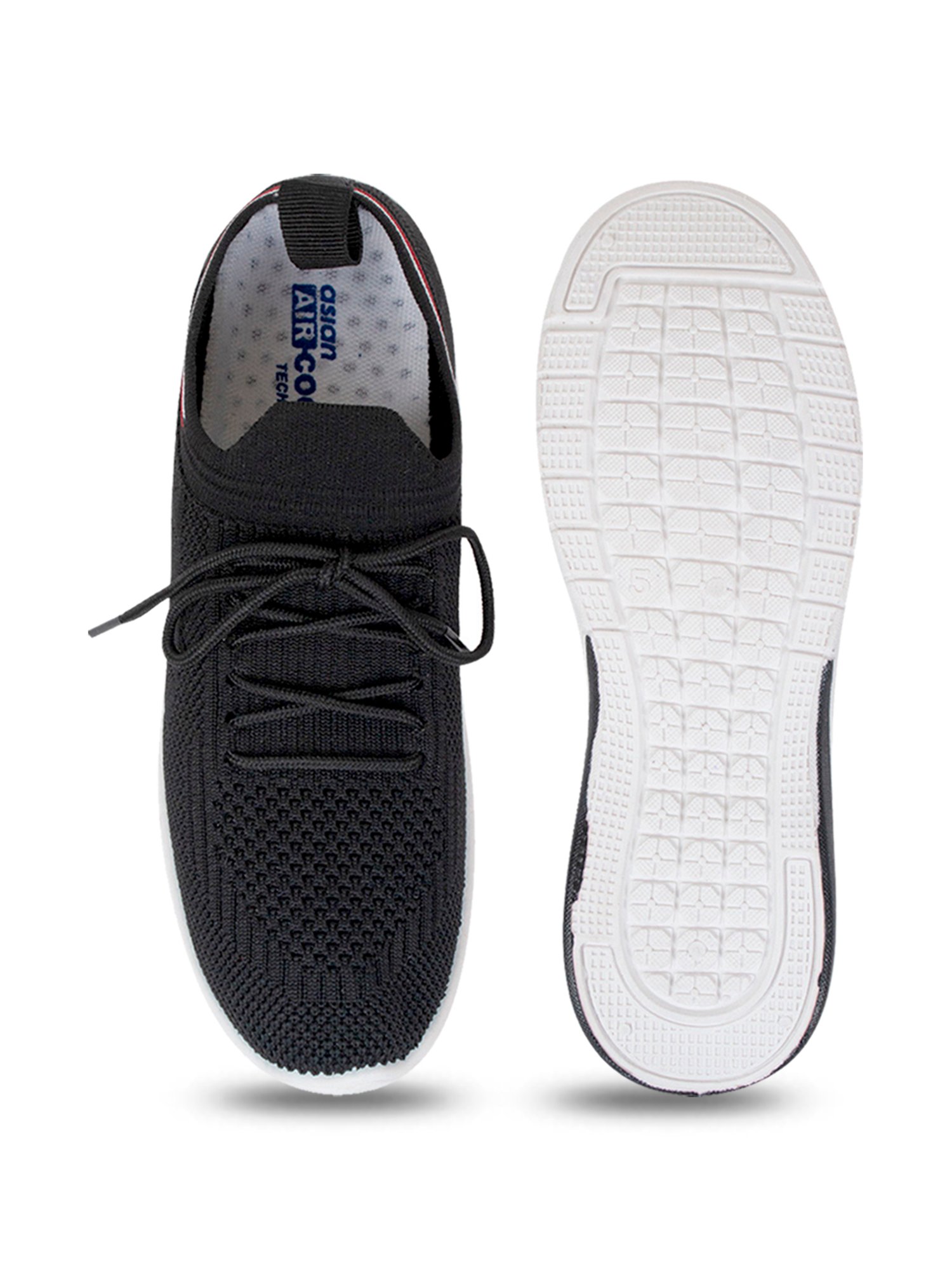 Asian Women's Black Running Shoes