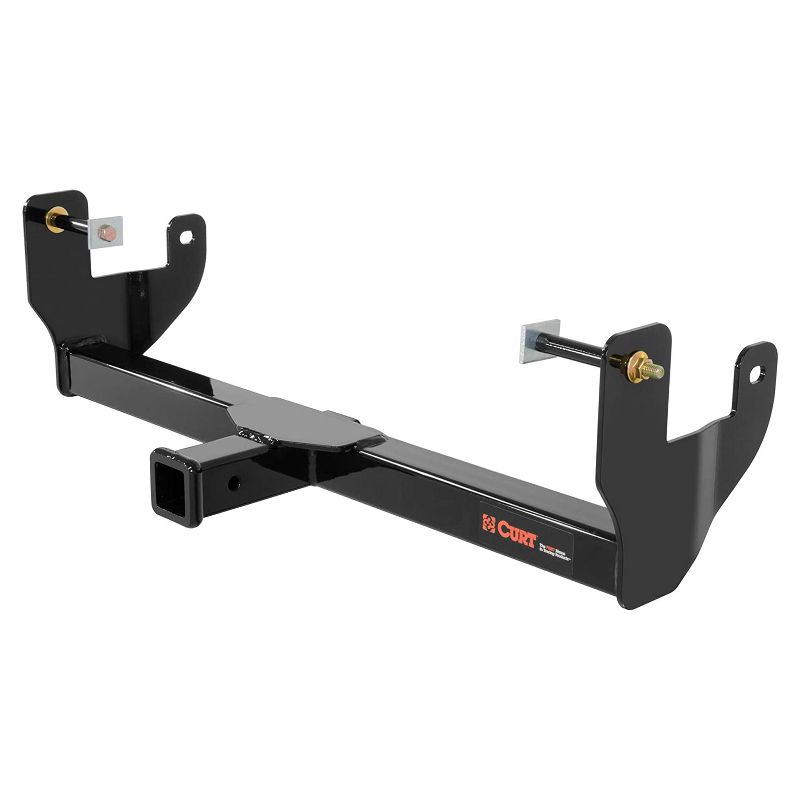 Curt Manufacturing 31068 2 Inch Front Mount Towing Receiver Hitch Vehicle Accessory for Select Ford Expedition, F-150, and Lincoln Navigators, Black