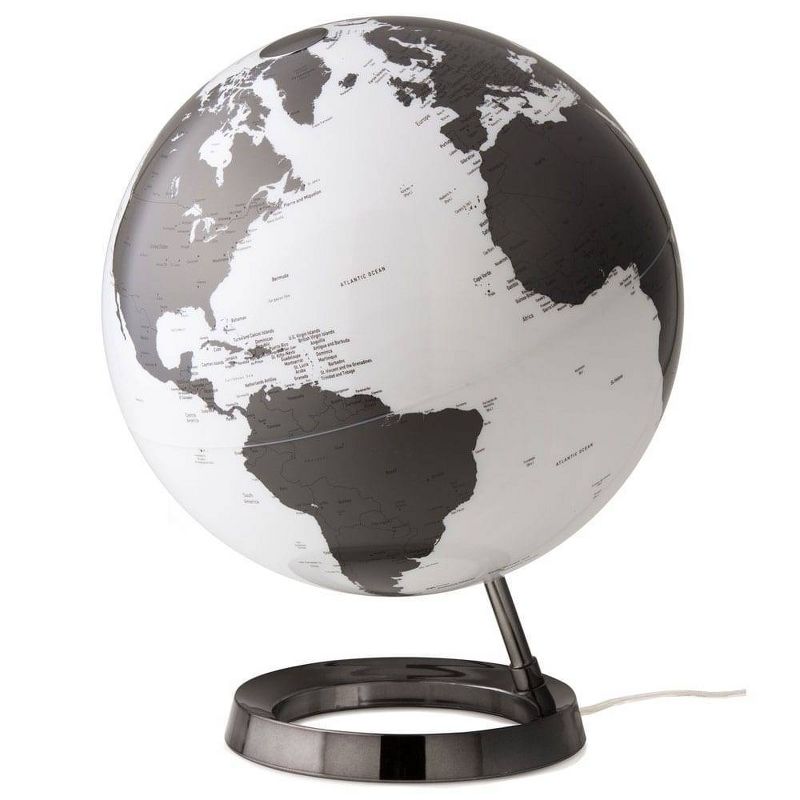 Light & Color Illuminated Designer Globe Charcoal - Waypoint Geographic