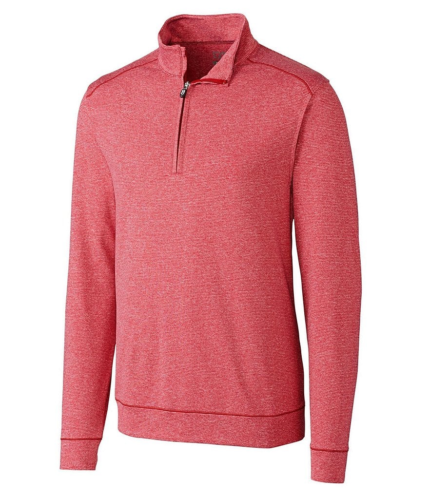 Cutter & Buck Big & Tall Shoreline Performance Stretch Quarter-Zip Pullover