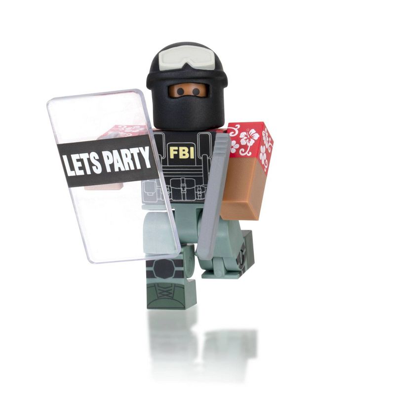 Roblox Avatar Shop Series Collection - Party SWAT Team Figure Pack (Includes Exclusive Virtual Item)