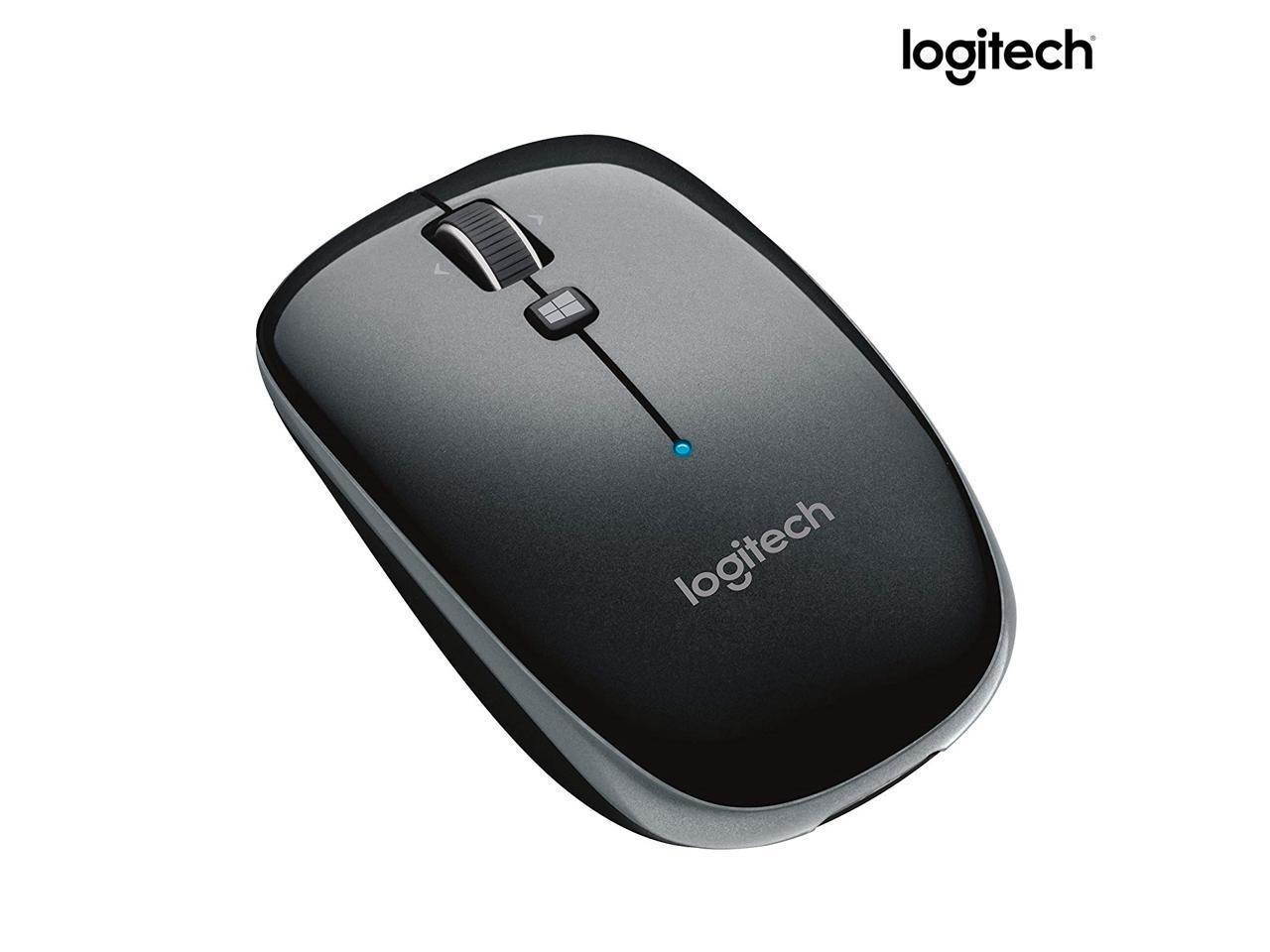 Logitech M557 910-003971 Black 6 Buttons Tilt Wheel Bluetooth Bluetooth Wireless Optical 1000 dpi Mouse - Black
