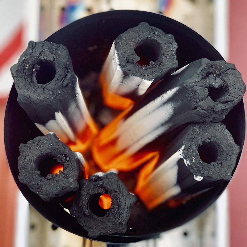 CHARBLOX Eco Friendly Long Lasting Ultra Premium Recycled Natural Hardwood Grilling Charcoal Logs, 11 Pounds