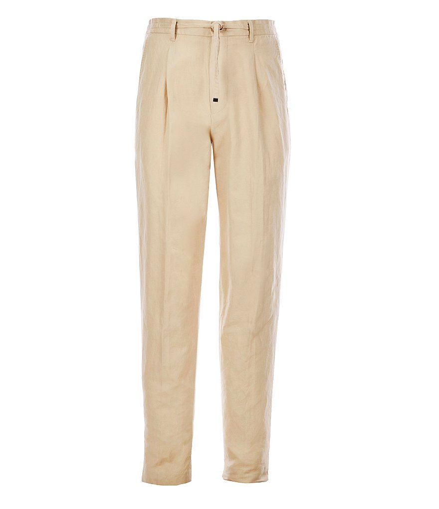 Murano Carrot-Fit Drawstring Baird McNutt Linen Suit Separates Pants