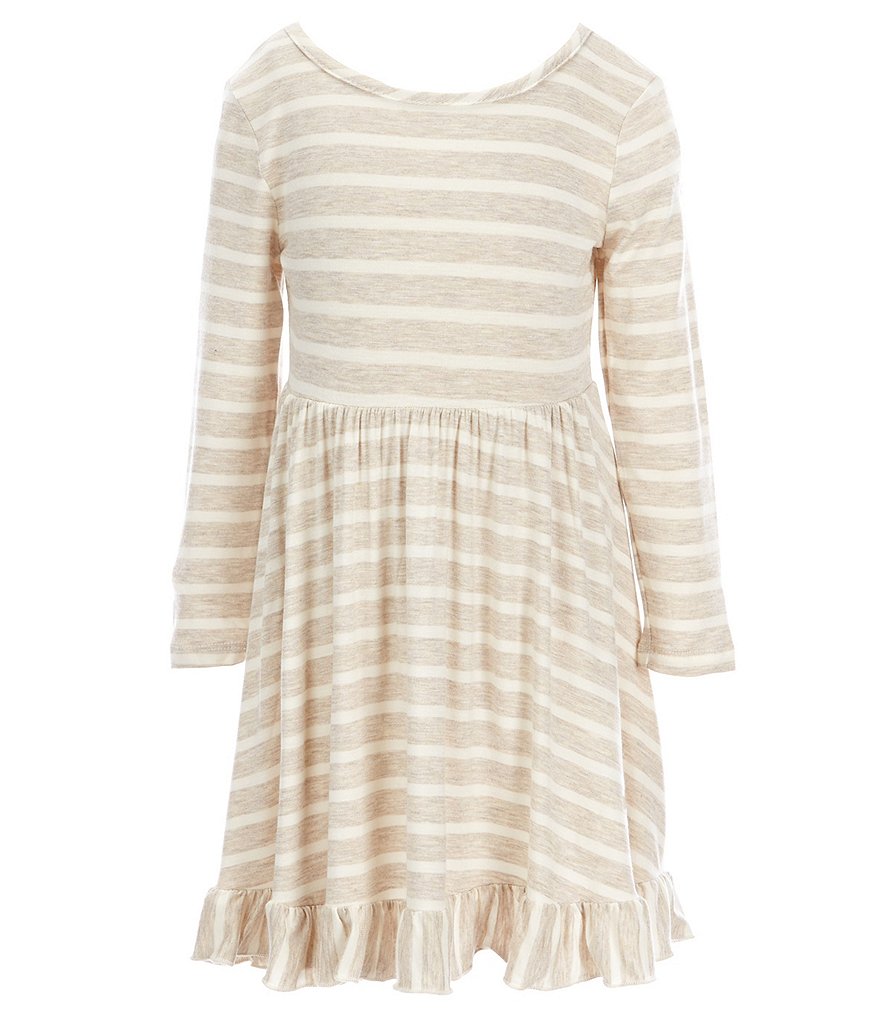 Laura Ashley Little Girls 2T-6X Seersucker/Strawberry-Print Mesh Fit-And-Flare Dress