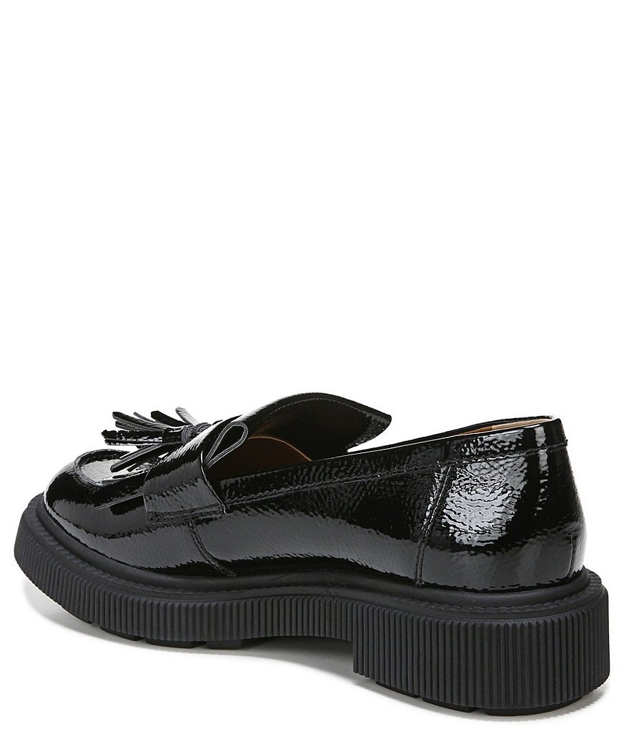 Franco Sarto Jack Kiltie Fringe Tassel Patent Loafers