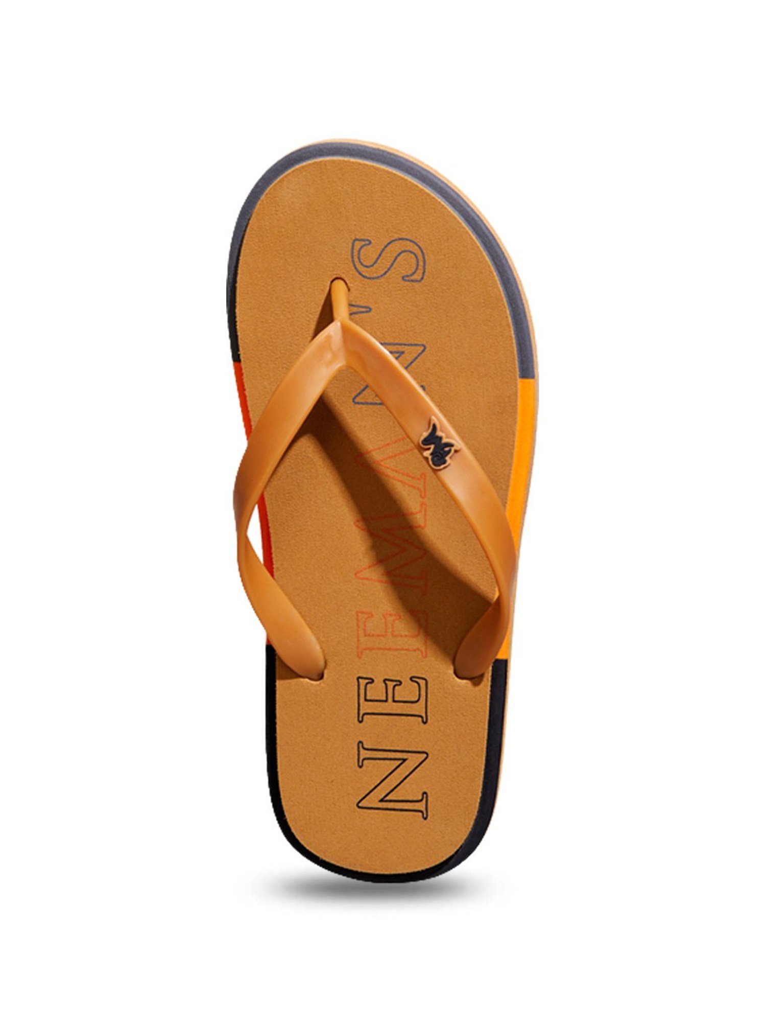 Neemans Men's Recreation Brown Flip Flops