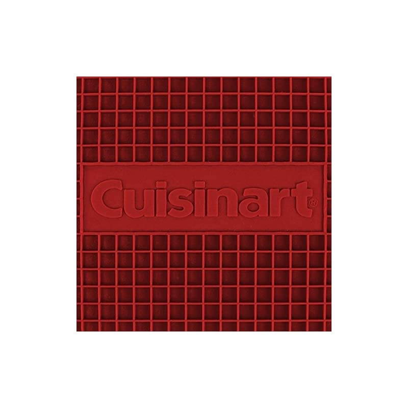 Multipurpose 7x7&rdquo; Square Flexible Silicone Kitchen Tool, Trivet/Pot Holder, Spoon Rest, Jar Opener, Coaster, & Heat Resistant Pad (up to 500 Degrees F) Red 2pk