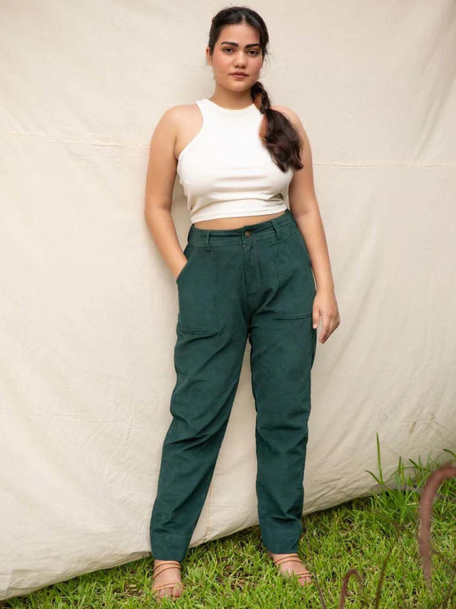 Anousshka Green Daddy Pants