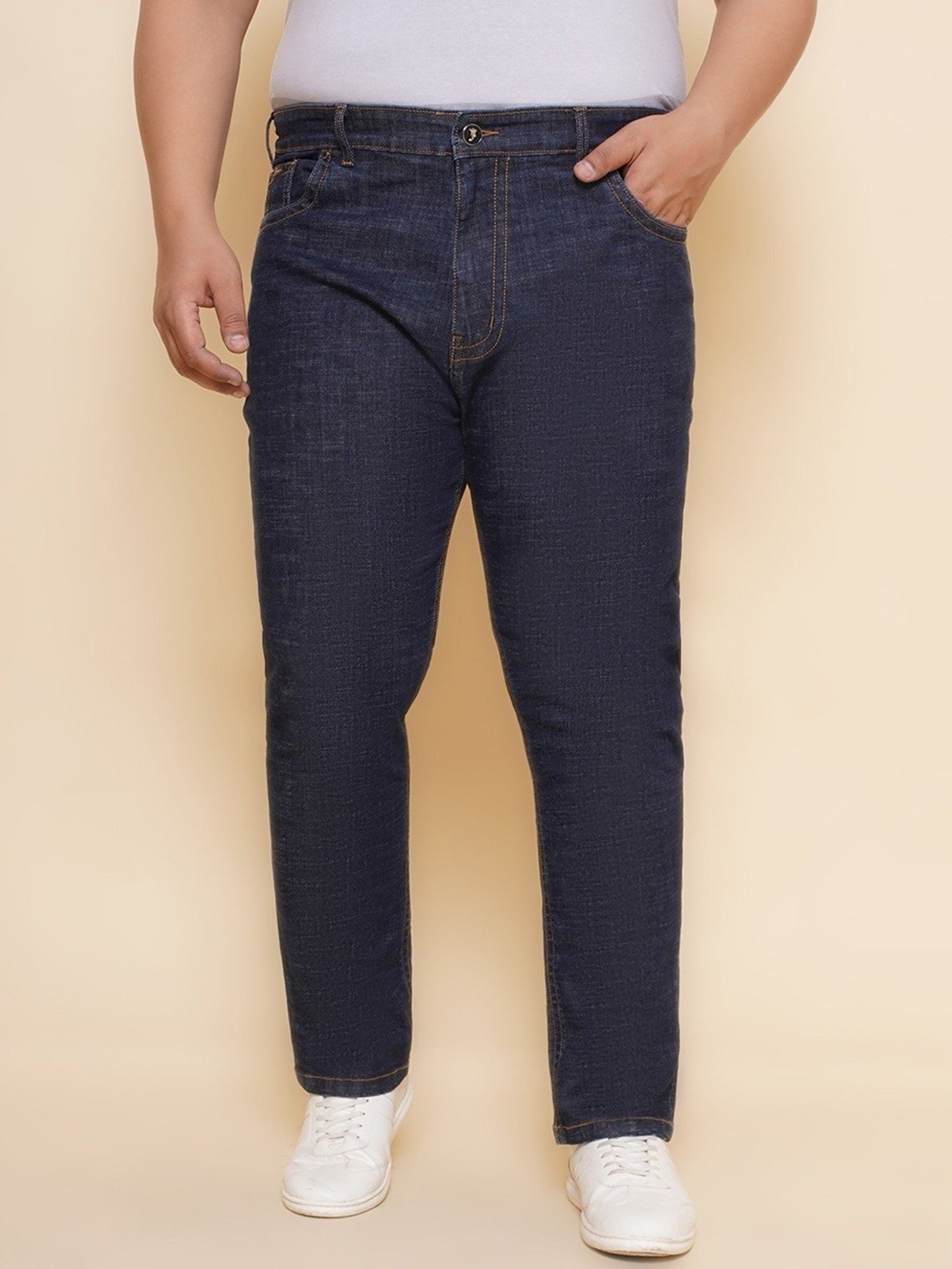John Pride Blue Regular Fit Jeans
