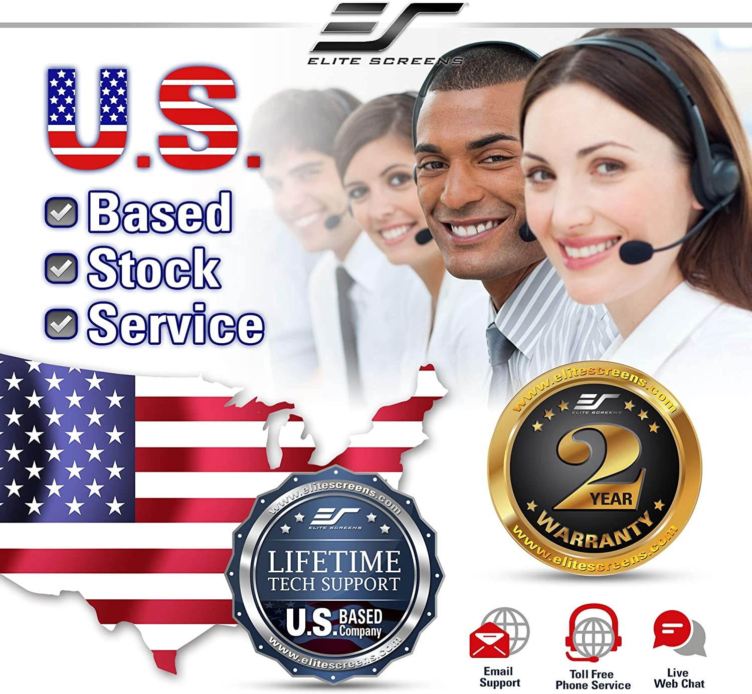 Elite Screens Universal Ceiling Trim Kit for Concealed Hidden In-ceiling Projector Screen Installation, ZCU3