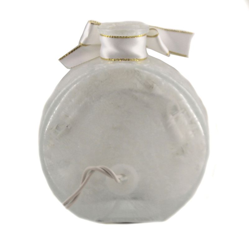 Stony Creek 4.5" Mr & Mrs Pre Lit Round Jar Wedding Marriage  -  Decorative Vases