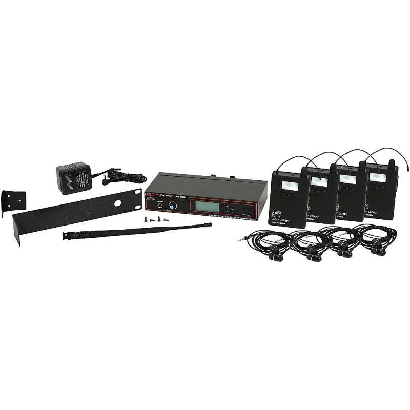 Galaxy Audio AS-1100-4D
Wireless Personal Monitors Assistive Listening Wireless Monitors