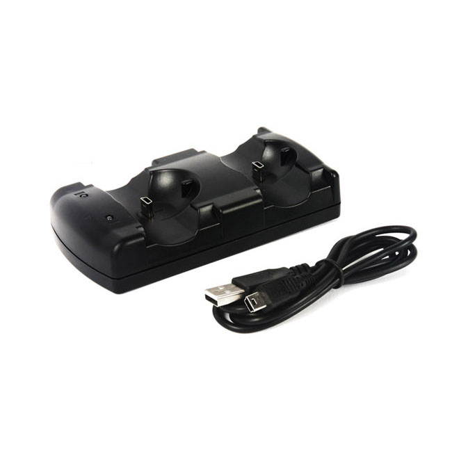 2 in 1 Charger Dock Station for Sony PS3 Wireless Bluetooth & PS Move Controller