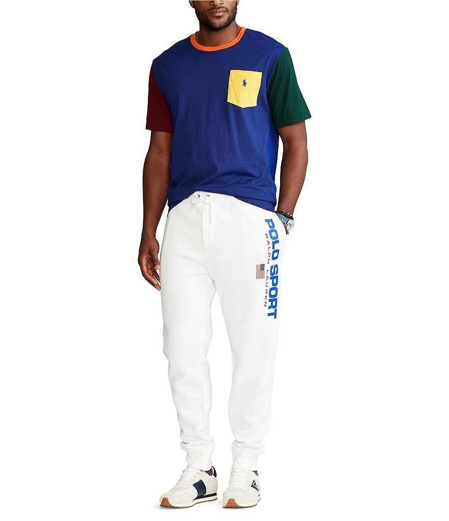 Polo Ralph Lauren Big & Tall Color Block Pocket Short-Sleeve Tee