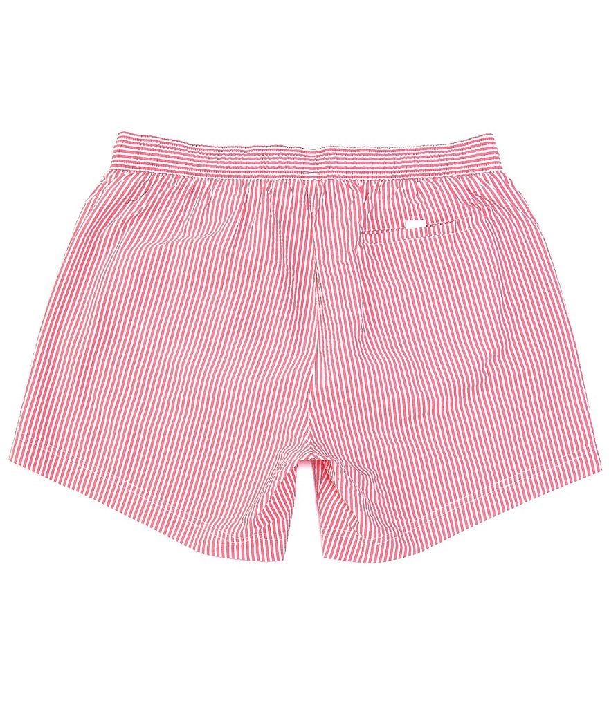 Hugo Boss Velvetfish Seersucker 5#double; Inseam Swim Trunks