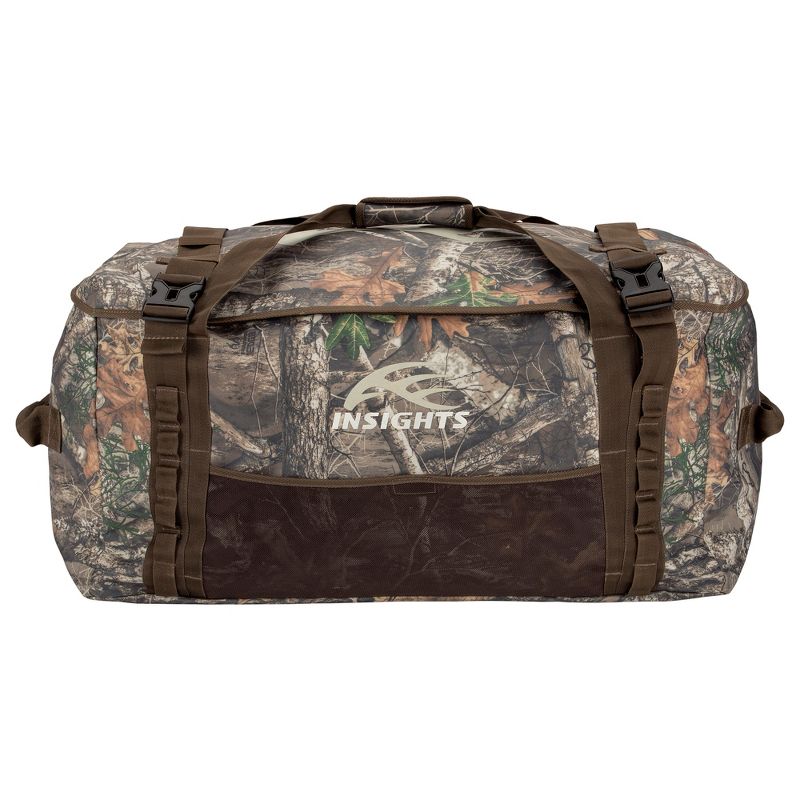 Insights Hunting The Traveler XXL Ultimate Outdoor Camping/Hunting Gear Duffel Carry Bag, Realtree Edge Camouflage